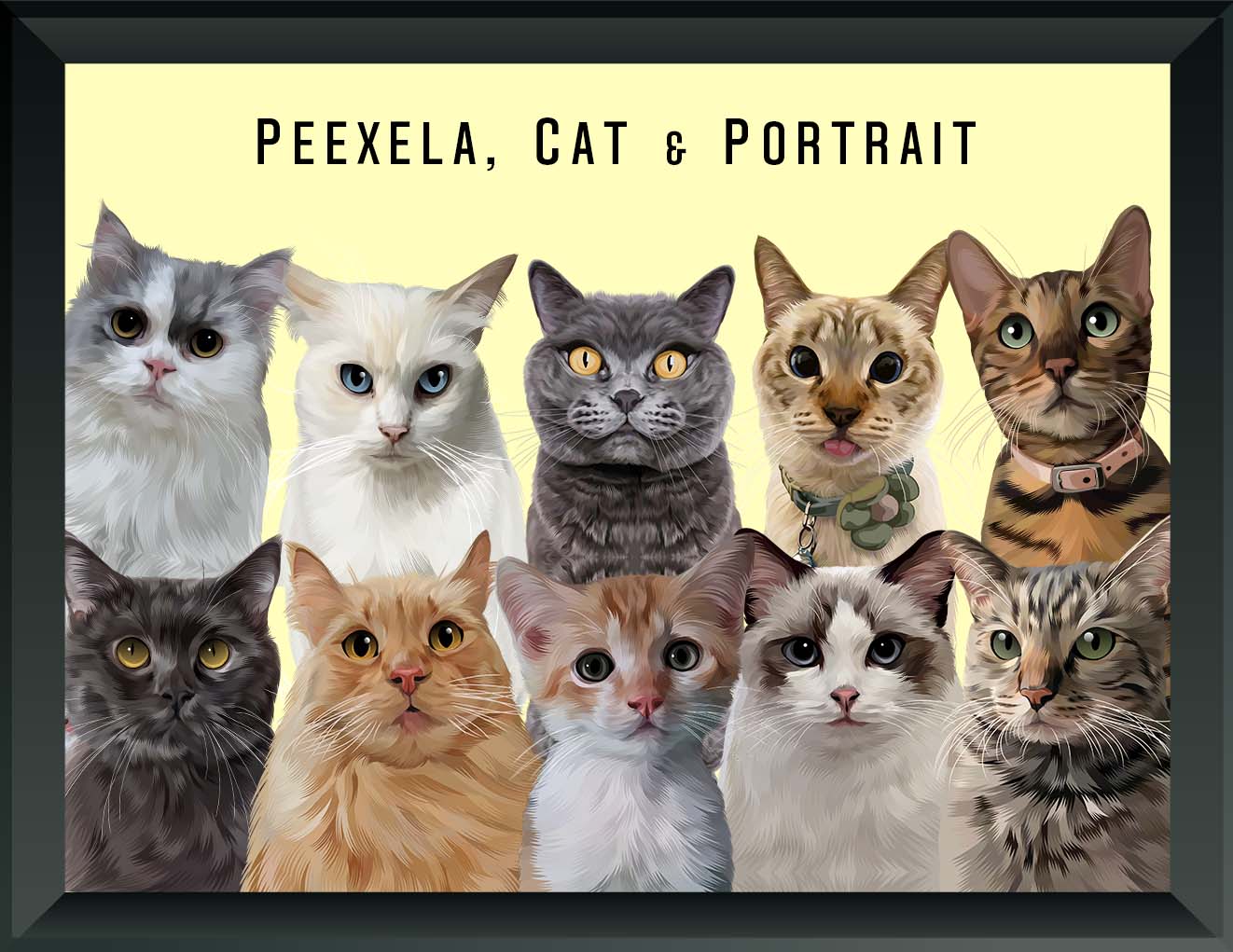 Pet Portrait - Ten Pets