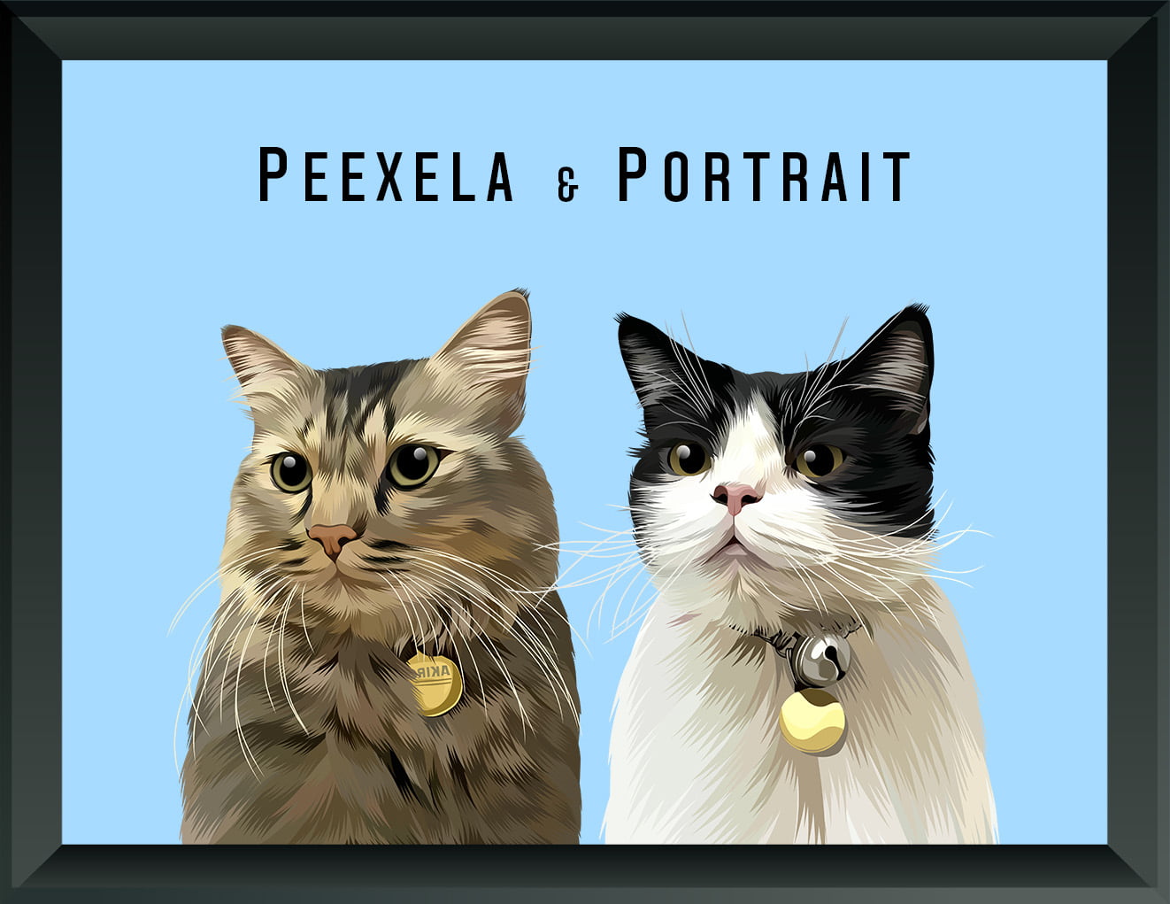 Pet Portrait - Two Pets