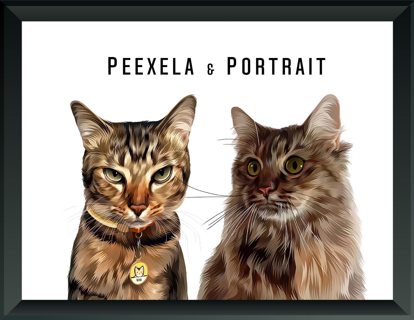 Pet Portrait - Two Pets