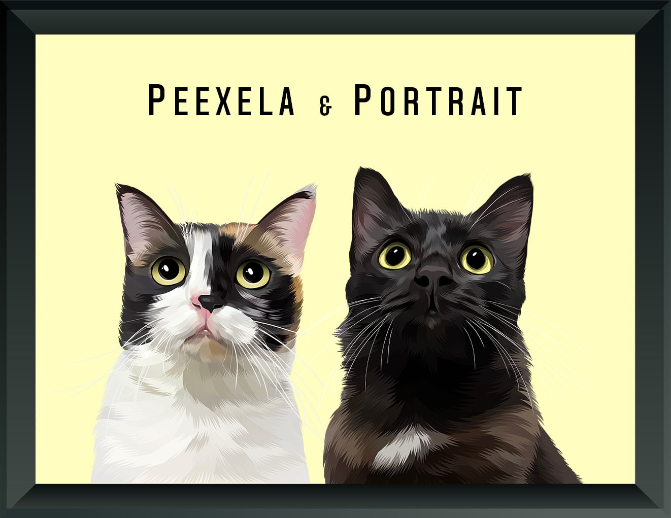 Pet Portrait - Two Pets