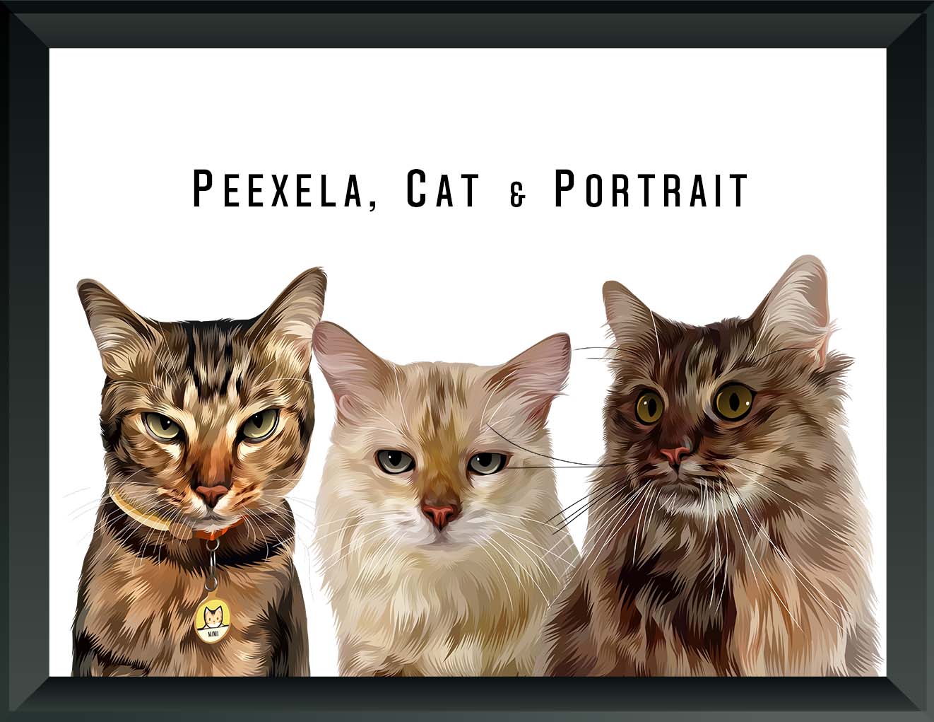 Pet Portrait - Three Pets