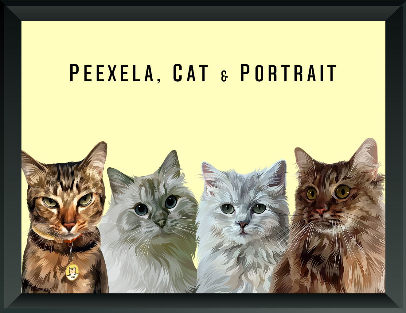 Pet Portrait - Four Pets