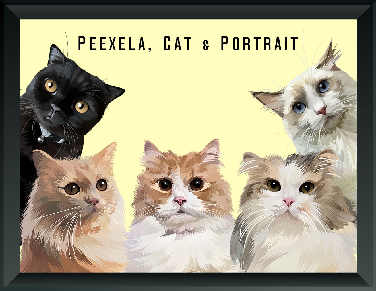 Pet Portrait - Five Pets