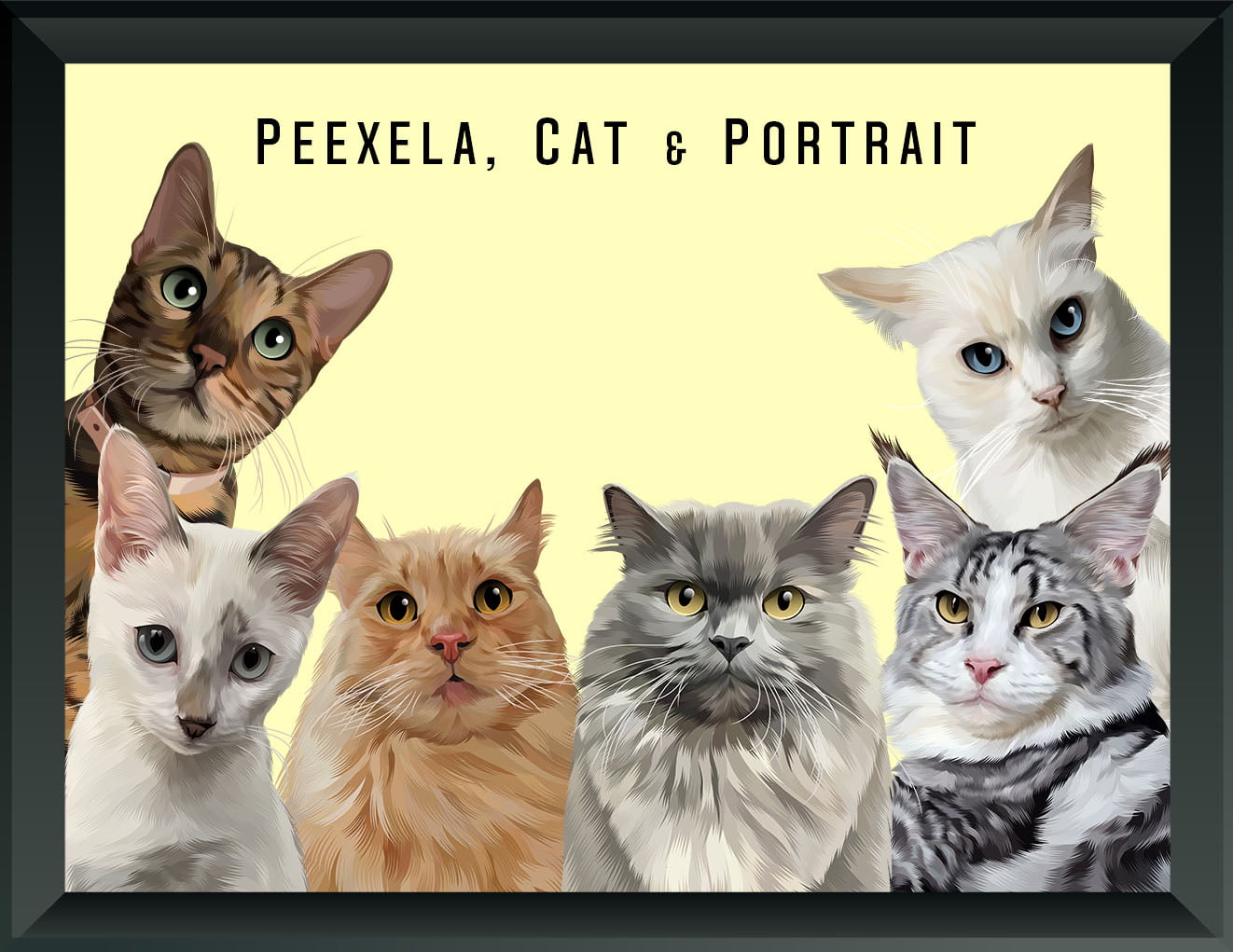 Pet Portrait - Six Pets